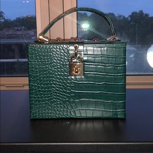 Green Rectangle Handbag